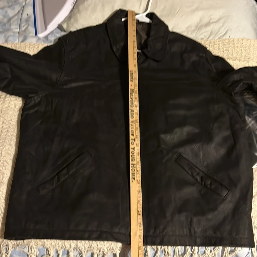 Mens Size 44 Leather Like Jacket - Picture 5 of 9